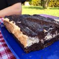 El cooksnap de Alicia Yunis cuando hizo Cheesecake brownie.