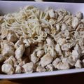 El cooksnap de Natali cuando hizo Pollo a la crema con fideos.