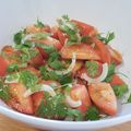 Becky's cooksnap of when they made Tomato and Coriander Salad.