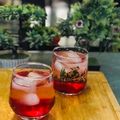Cooksnap Zobia Sajjad semasa beliau membuat Shirley Temple Sirap Sarawak Mocktail.