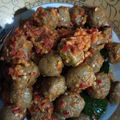 Cooksnap dari Indri Widyastuti untuk resep PENTOL BAKSO MERCON super pedas
