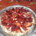 El cooksnap de Marce Valdez cuando hizo Tarta de Frutilla.