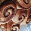 El cooksnap de pamela gumberto cuando hizo Rol de canela o cinnamon roll sin manteca 😅 económico.