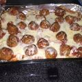 Shelby Cavey's cooksnap of when they made meat ball sub casserole.