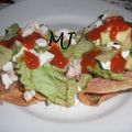 El cooksnap de Maggie cuando hizo Tostadas mexicanas de pollo.