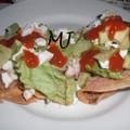 El cooksnap de Maggie cuando hizo Tostadas mexicanas de pollo.