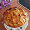 El cooksnap de Miss Mess cuando hizo Tarta de manzana.