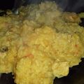 El cooksnap de Medina Melody cuando hizo Guiso de arroz y pollo con azafrán.