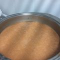 El cooksnap de Marga Fraguas cuando hizo Gazpacho andaluz.