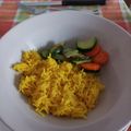 irharuka's cooksnap of when they made Indian Turmeric Basmati Rice (goes great with curry!).