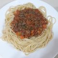 El cooksnap de Paula Carrasco Jimenez cuando hizo Salsa boloñesa con tallarines.