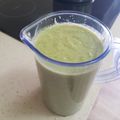 El cooksnap de Manolo Guerrero cuando hizo Sopa fría de lechuga y pepinos.