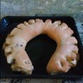 El cooksnap de María Laura Larroque Dos Santos cuando hizo Rosca de chicharrón hojaldrada.