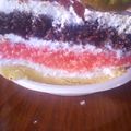 صورة من زوجي وابنتي جنتي، شاركها بعد تجربة وصفة تارت بطبقتين بذوقين 🍰🍰🍰