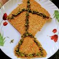 Bindiya Bhagnani का कुकस्नैप जब उन्होंने तिल गुड की चिक्की (Till Gud ki chikki recipe in Hindi) बनाया था।