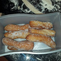 El cooksnap de evelyn cuando hizo Churros caseros sin manga 😋👍.