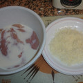 El cooksnap de Kiko cuando hizo Pechugas de pollo rebozadas al queso.