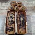 El cooksnap de Samira Yunes cuando hizo Muffins de banana y chips de chocolate.