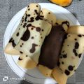 Cooksnap dari Nevy untuk resep Dadar Gulung Coklat isi pisang dan vla coklat