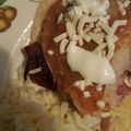 El cooksnap de Ankaret Contreras cuando hizo Enchiladas de flor de jamaica.