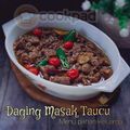 Cooksnap Aznie Khasri semasa beliau membuat Daging Masak Tauchu.