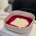 Cooksnap dari natalia untuk resep Snack MPASI 6 bulan - bubur sumsum saus naga