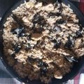 El cooksnap de carles cuando hizo Arroz con pollo y setas "trompeta negra".