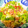 El cooksnap de Evita cuando hizo Ensalada con granada y nueces.