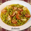 Cooksnap από Ευδοκία στη συνταγή Ο αρακάς της μαμάς μου (αρακάς με λουκάνικα)