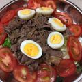 Cooksnap của Kieu Giang khi họ làm theo món Xà lách trộn thịt bò