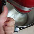 El cooksnap de Yaralee Berdzeni cuando hizo Merengue sin huevo vegano o Aquafaba.