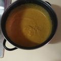 El cooksnap de Esther Ina cuando hizo Crema de calabaza y puerro.