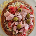 El cooksnap de Andrea cuando hizo Pizza light de avena al microondas  fácil y rápida 💪💁🏻🍕 masa de pizza 1 2 3.