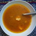 El cooksnap de Virginia García cuando hizo Sopa de gambas con fideos.
