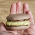 Cooksnap Jagoda z czasów, kiedy przygotował Makaroniki migdałowe z kremem czekoladowym.