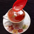 Jayshree Doshi's cooksnap of when they made ટામેટા બીટ નો સૂપ (Tomato Beetroot Soup Recipe In Gujarati).