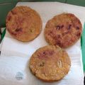 El cooksnap de Lucia Sarverry cuando hizo Hamburguesas de zapallo y avena.