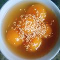 Cooksnap của Thu Mèo khi họ làm theo món Chè trôi nước bí đỏ
