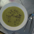 El cooksnap de Leïla Albarrán Koprivica cuando hizo Crema de guisantes secos y aguacate - veggie.