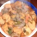 El cooksnap de Liliana Pereira cuando hizo Hígado de Res a la portuguesa y calabaza y papas.