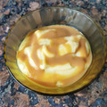 El cooksnap de Glaucia Irene cuando hizo Crema catalana.