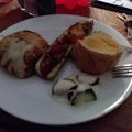Eric's cooksnap of when they made Zucchini boats.