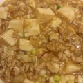 陳寀杏 的 絞肉燉豆腐。麻婆豆腐不辣版~ cooksnap