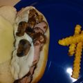 carolyn beckler's cooksnap of when they made French dip roast beef sandwiches.
