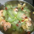 睿睿 的 絲瓜蝦仁炒蛋 cooksnap