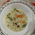 Mrs. Sayali S. Sawant.'s cooksnap of when they made पांढरा सात्विक पुलाव (pandra satvik pulav recipe in marathi).