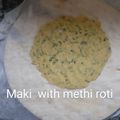 Rita Mehta ( Executive chef ) का कुकस्नैप जब उन्होंने सूजी मक्के का आटा और मेथी के पराठे(Suji makke ka aata aur methi ke parathe recipe in Hindi) बनाया था।