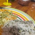 El cooksnap de Karen Auza T cuando hizo Medallones de lomo centro al papillote.