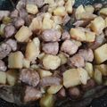 El cooksnap de Albitta Maya Redondo cuando hizo Salchichas frescas con patatas.