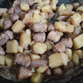 El cooksnap de Albitta Maya Redondo cuando hizo Salchichas frescas con patatas.